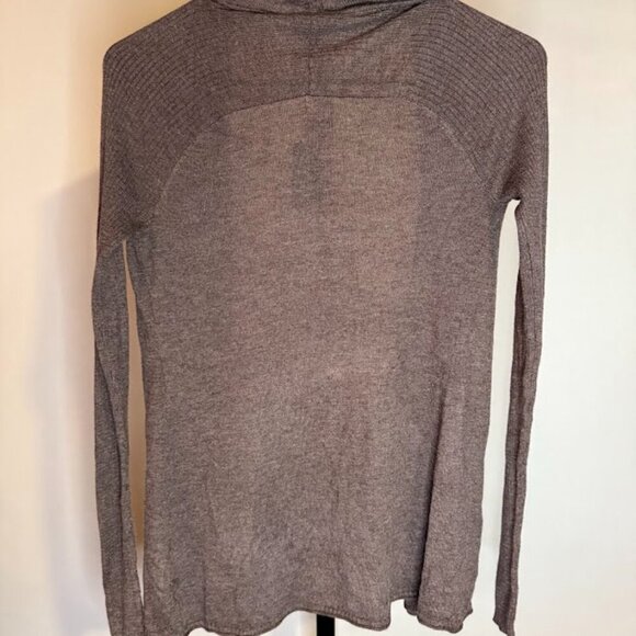 Express Brown Cashmere Blend Open Cardigan - Picture 5 of 6